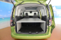 Preview: VanEssa Schlafsystem Doppelbett VW Caddy 5 Ford Tourneo Connect 3 Seitenansicht ohne Matratze